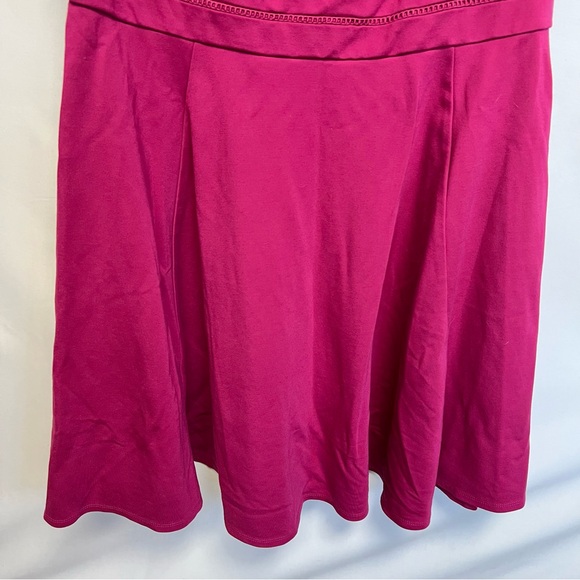 Torrid Fuschia Pink Sleeveless Lace Fit And Flare Midi Dress Plus Size 18 - Picture 4 of 14